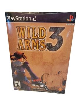 New Sealed PS2 Wild Arms 3 Demo Disc Video Game Playstation 2 HTF